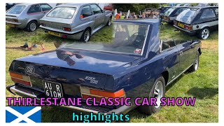 THIRLESTANE CLASSIC CAR SHOW 2024  SCOTLAND WHAT WERE THE HIGHLIGHTS [upl. by Yelyab]