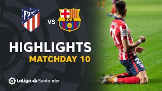 Highlights Atletico Madrid vs FC Barcelona 10 [upl. by Pia]