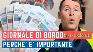 GIORNALE DI BORDO in crociera A COSA SERVE perchè è IMPORTANTE [upl. by Nylecyoj]