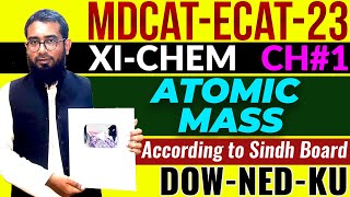 Atomic Mass MCQs MDCATECAT2023 [upl. by Haydon450]