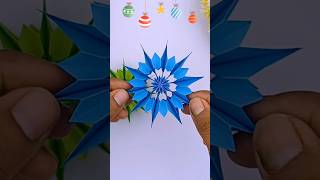 Beautiful Christmas Snowflake🌲 Easy Paper Crafts Idea 2024😍❄️ diy craft christmas handmade [upl. by Arhat]