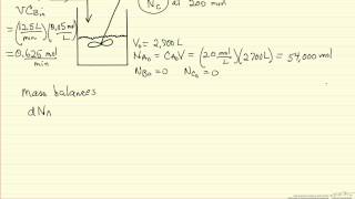 Isothermal Semibatch Catalytic Reactor [upl. by Ainirtak526]