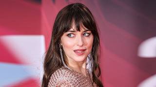 Dakota Johnson Cant Stop Wearing Sheer Outfits As She Steps Out In A See Through Gucci Dress [upl. by Zola]