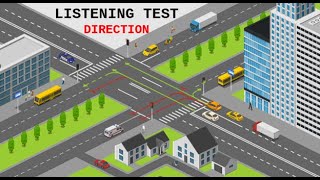 English Listening Test  2 Direction [upl. by Ecirahs893]