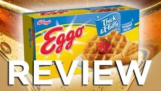 Eggo Thick Fluffy Original Waffles Video Review Freezerburns Ep505 [upl. by Llevad]