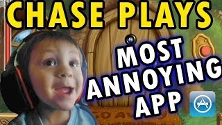 Chase Plays Most Annoying App Ever 2 Year Old Face Cam Do Not Disturb iOS Gameplay [upl. by Josy994]