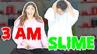 DO NOT MAKE SLIME AT 3 AM GONE WRONG SUPER SCARY Slimeatory 52 maybe the last one [upl. by Enilaf]