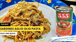 The Best Sardines Aglio e Olio Recipe [upl. by Malvia47]