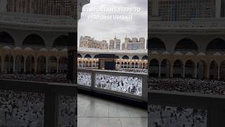 😍🕋Umrah Guide Step by StepUmrahshortsksaMakkah [upl. by Magnusson]