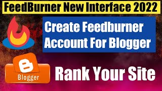 How to setup feedburner for blogger in hindiFeedburner email subscription Blogger SEO settings [upl. by Gorlicki131]