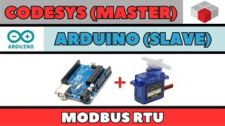 Comunicação CODESYS e ARDUINO via MODBUS RTU 7  Servo Motor SG90 [upl. by Alag]