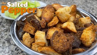 Air Fryer Homemade Croutons [upl. by Eilime766]