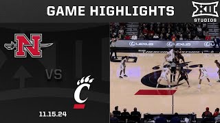 Nicholls vs 17 Cincinnati Game Highlights  202425 Big 12 Mens Basketball [upl. by Ahsiekar561]