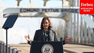 VP Kamala Harris Calls Out Assaults On The Freedom To Vote In Bloody Sunday Commemoration Speech [upl. by Trovillion]