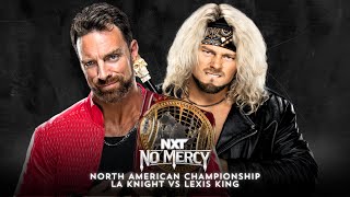 NXT No Mercy La Knight vs Lexis King North American Championship [upl. by Marino]