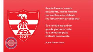 Hino do Clube Atlético Linense  SP [upl. by Nyahs498]