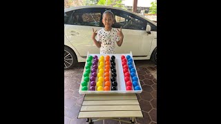 Puzzle sort ball game solve challenge with new game board very smart color line up [upl. by Annadiane]