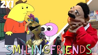 SMILING FRIENDS Season 2 Episode 1 Gwimbly Definitive Remastered Puppet Reaction [upl. by Chester]