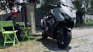 YAMAHA TMAX 560 ICON GREY EXHAUST SOUND A2 2020 CLAUDET MOTO [upl. by Geminius]