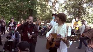 John Lennon 80th Birthday  Central Park  2020 Lenn Johnston quotIf I Fellquot [upl. by Larimore]