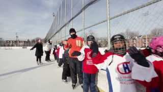 La 6e patinoire BLEU BLANC BOUGE à Longueuil  The 6th BLEU BLANC BOUGE rink in Longueuil [upl. by Ahtelra]