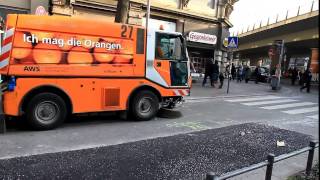 Balayeuse Bucher Citycat 5000  Street Sweeper Kehrmaschine Veegmachine Feiemaskin [upl. by Aihsekan]