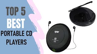 Portable CD Players  5 Best Portable CD Players 2021 [upl. by Sillyrama]