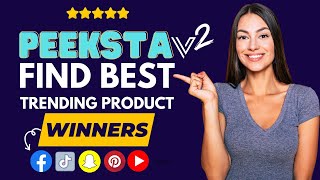 Peeksta adspy Best All in one adspy tool to find Hot Selling Products [upl. by Siravaj]