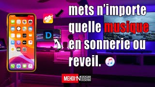 IPHONEMets nimporte quelle musique en sonnerie ou réveil facilement gratuit [upl. by Tartaglia]