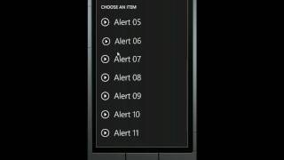 Windows Phone 7 SDK beta emulator ringtones [upl. by Arob]