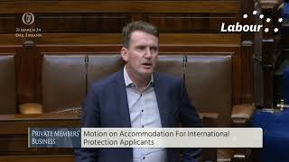 Dáil Éireann  Motion on Accomodation for International Protection Applicants  21st March 2024 [upl. by Rockefeller]