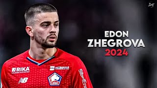 Edon Zhegrova 2024  Magic Skills Assists amp Goals  Lille  HD [upl. by Asiralc]