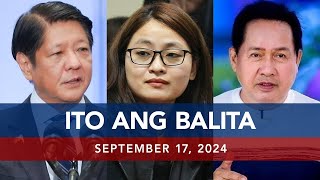 UNTV Ito Ang Balita  September 17 2024 [upl. by Edalb]