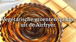 Vegetarische groenten quiche uit de Airfryer [upl. by Iolande]