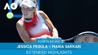 Jessica Pegula v Maria Sakkari Extended Highlights 4R  Australian Open 2022 [upl. by Aznaed]