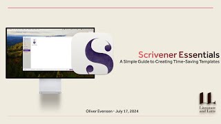 2024 Scrivener Tutorial Scrivener Essentials A Simple Guide to Creating Time Saving Templates [upl. by Ubana545]