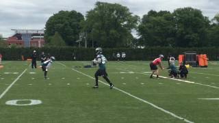 Eagles running back Donnel Pumphrey at rookie minicamp [upl. by Nortyad887]