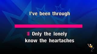 Only The Lonely  Roy Orbison KARAOKE [upl. by Yerdna]