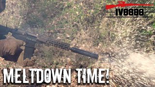 AR Upper AND Silencer MELTDOWN with Dire Armory [upl. by Atinot]