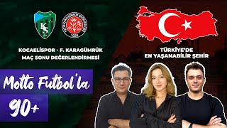 MF 90  Uwufufu  Kocaelispor  FKaragümrük Maç Sonu  Türkiyede en yaşanabilir şehri seçiyoruz [upl. by Prue]