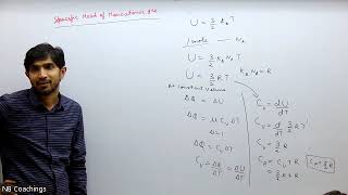 Specific Heat of MonoatomicDiatomicPolyatomic gases JEE PYQ question of KTG [upl. by Uile854]