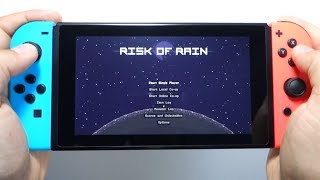 Risk of Rain Nintendo Switch gameplay [upl. by Nallek224]