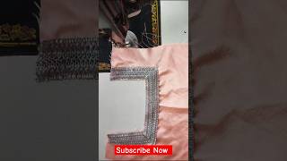 Handmade Fancy Neckline Design  Easy Embroidery Ideas neckdesign neck shorts diy 2025 [upl. by Nairoc]