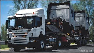 Truck Transport Trailer V2 Ownable  Euro Truck Simulator 2 [upl. by Ceevah]