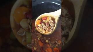 Crockpot hamburger soup recipes easydinner dinnerideas crockpot [upl. by Chuah]