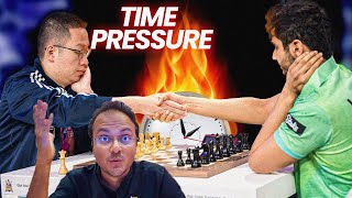 Wei Yi vs Vidit Gujrathi  A tale of time pressure  Global Chess League [upl. by Deanne]