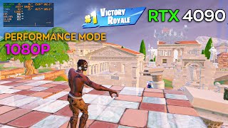 RTX 4090 Ryzen 5900x  fortnite performance mode gameplay 1080p [upl. by Harraf701]