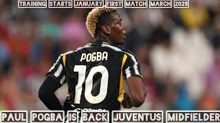 Paul Pogba will be back next year Juventus midfielder teases his return after doping ban [upl. by Eidnak]