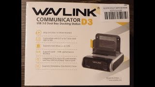 Wavelink Communicator D3 USB Docking Station SSD HDD [upl. by Nnaillij]