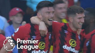 Kieffer Moore grabs 20 Bournemouth advantage v Aston Villa  Premier League  NBC Sports [upl. by Tannen]